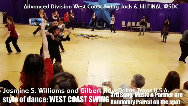 FINAL J& J WCS 3rd Song Jasmine S. Williams and Gilbert Raya смотреть онлайн