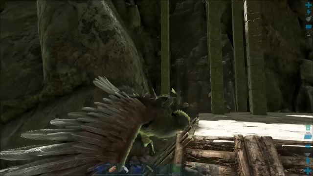 Soloing the Ark S4E17! Hesperornis taming and building a Cliffside Base! смотреть онлайн