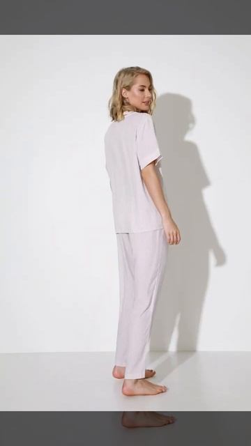 Женская вискозная пижама с брюками WENDY SS22 св розовый, Aruelle Литва смотреть онлайн