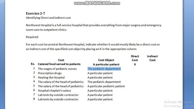 Solution Manual to Managerial Accounting: Exercise 2-7, By Ray, Eric, and Peter (2018) смотреть онлайн