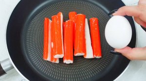 Крабовые палочки и яйцо! Вкуснее мяса. Готовлю так на ужин вместо котлет