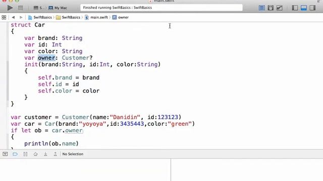 Optional Type Properties In Swift
