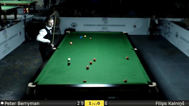 Snooker U21 Groups : Peter Berryman vs Filips Kalniņš смотреть онлайн