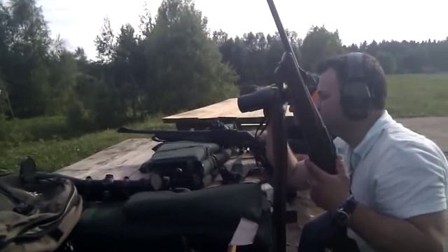 Random shooting with Merkel rx Helix смотреть онлайн