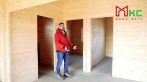 **🎥 Видеообзор: Дом из двойного бруса «Пирр 6×12 с террасой» от компании МКС **