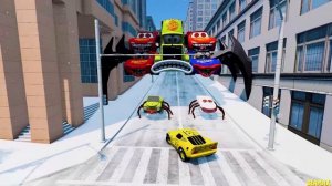 Epic Escape From The Lightning McQueen Tarantula Eater & Mutant Spider Eater | McQueen VS McQueen