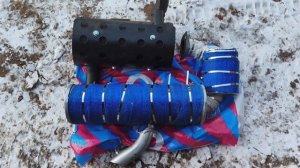 Мини экскаватор Rippa 319 - установка альтернативного (самодельного) глушителя на двигатель 192F.