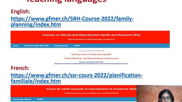 GFMER e course on Family Planning 2022: Course overview - Rita Kabra смотреть онлайн
