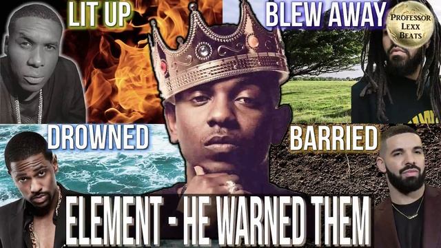 Kendrick Lamar - Element Original Version W/ Disses & Lyrics Explained #kendricklamar