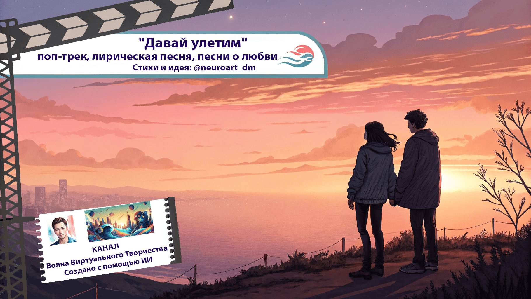 Давай улетим - это современный поп-трек, лирическая песня, песни о любви | SUNO AI By @neuroart_dm