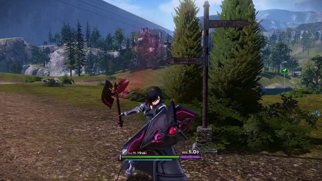 Sword Art Online Alicization Lycoris Shield and Axe in action смотреть онлайн