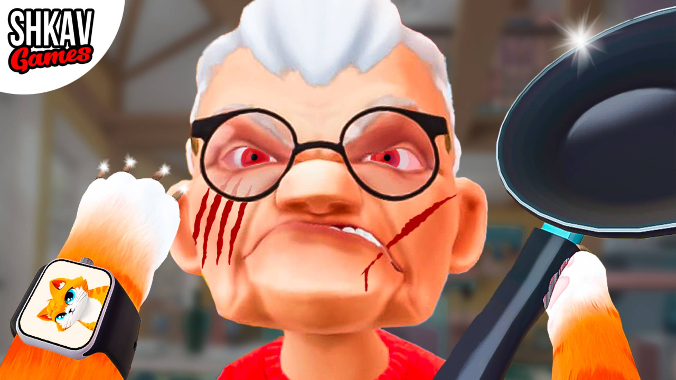 СНОВА ЧАС КОТА И БАБКИ!!! 21-24 серии I AM CAT в одном большом видео! смотреть онлайн