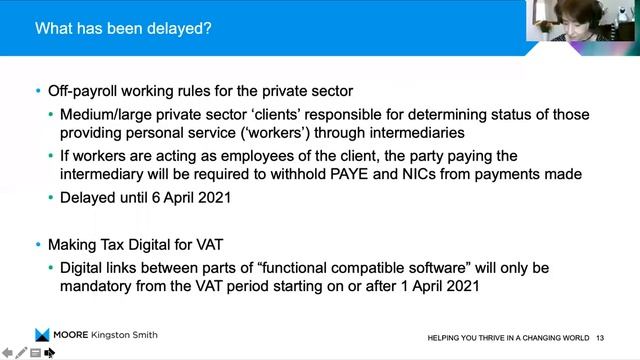 Navigating COVID 19: Recent Tax Developments - Webinar