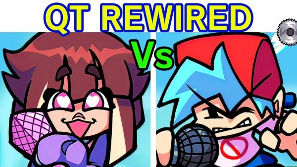Friday Night Funkin' - VS QT: REWIRED FULL WEEK + Cutscenes (FNF Mod/Hard) (Obliterated) (BF/GF)