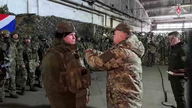 Награждение добровольцев подразделения «Барс-Тигр» смотреть онлайн