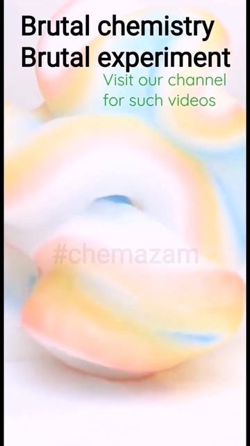 Modest elephant toothpaste experiment #shorts #shortsfeed #chemistryshorts #chemazam смотреть онлайн