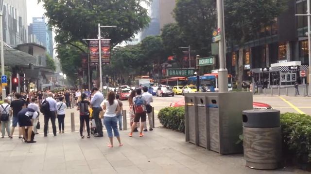 Mandarin Orchard Singapore Hotel from Orchard Road смотреть онлайн