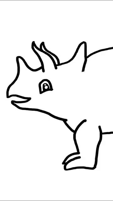 How to draw a cute dinosaurus very easy #drawing #easydrawing #drawingtutorial смотреть онлайн