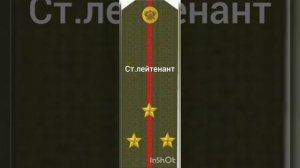 все звания армии РФ