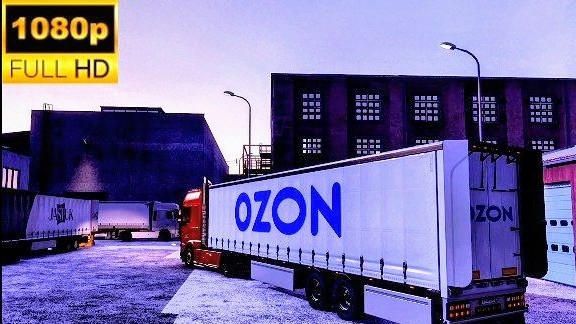 ИЗ ПЕНЗЫ В СЫЗРАНЬ В EURO TRUCK SIMULATOR 2 | RusMap + VolgaMap + SibirMap + Winter Mod 1.53 1080p
