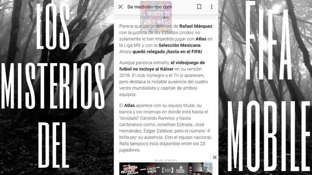 Los Misterios Del FIFA Mobile - Rafael Márquez