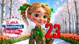 С 23 Февраля! ПРИКОЛЬНЫЕ ПОЗДРАВЛЕНИЯ С ДНЁМ ЗАЩИТНИКА ОТЕЧЕСТВА!МУЗЫКАЛЬНАЯ ОТКРЫТКА С ДНЁМ МУЖЧИН