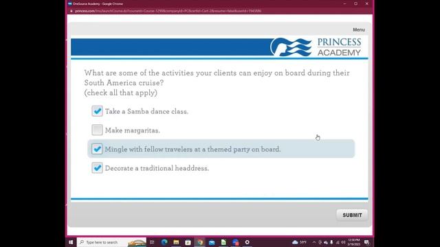 Princess Cruiseline Part 3 Cert Workshop 2023 смотреть онлайн