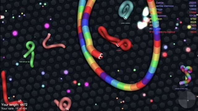 Slither.io 🐍 Играю в 1-ый раз смотреть онлайн