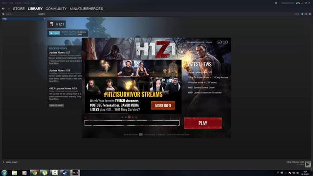 H1Z1 G29 ERROR: MiniatureHeroes SOE support ticket ID: #150128-000210 смотреть онлайн