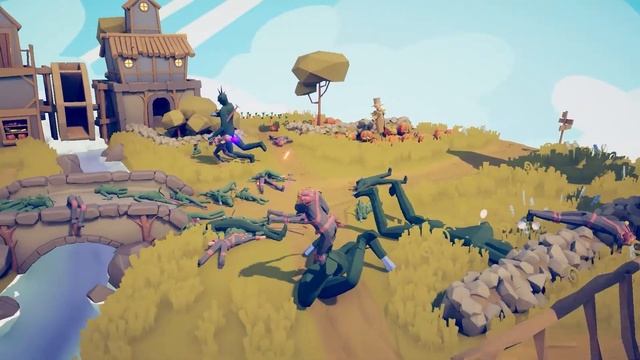 NEON UNIT -  EMPEROR Vs ZOMBIE ARMY - TABS - Totally Accurate Battle Simulator