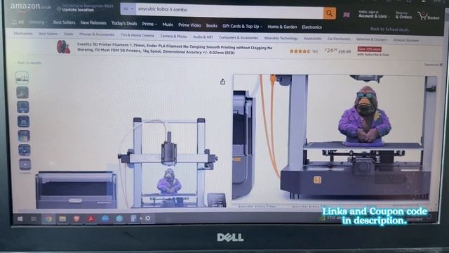 Don't Miss it. Few Days Left for the Anycubic Kobra 3 Combo to go full price. #3dprinter #discount смотреть онлайн