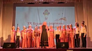 Воспитанники Тихоновской воскресной школы на зональном этапе фестиваля "Величай душе моя".