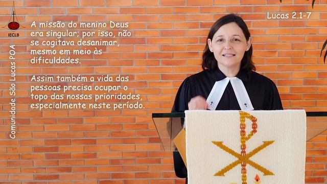 Celebração natalina. Lucas 2.1-7. Feliz Natal! || Comunidade São Lucas POA IECLB смотреть онлайн