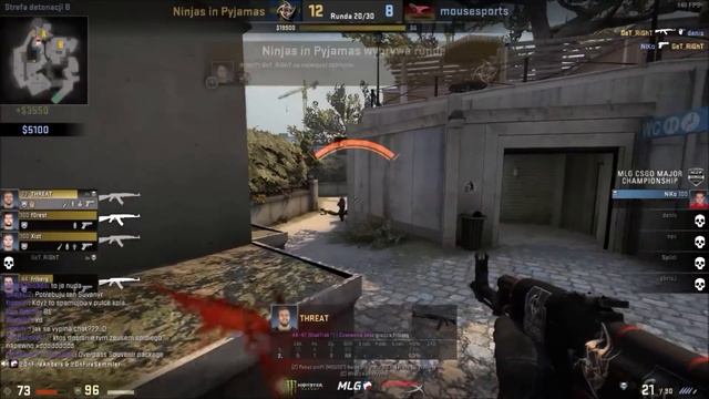 THREAT, NIP player [NIP VS MOUSESPORTS] смотреть онлайн
