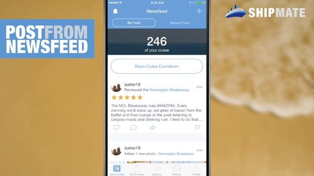 Ship Mate Tutorial #9 - Add Chat, Review & Photo from Newsfeed смотреть онлайн