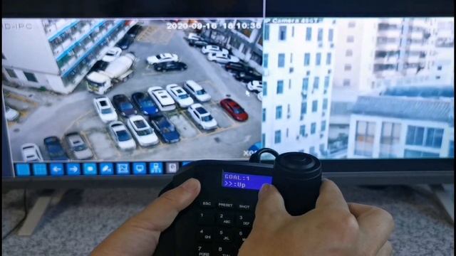 Onvif 4D IP PTZ Controller Joystick Keyboard Max Control LAN 110pcs PTZ IP Camera