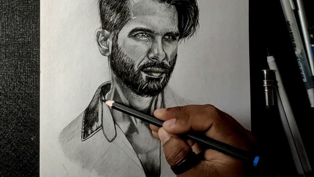 Drawing Shahid Kapoor from Frazi Movie | Time Lapse Fan Art | Goutamduttaarts смотреть онлайн