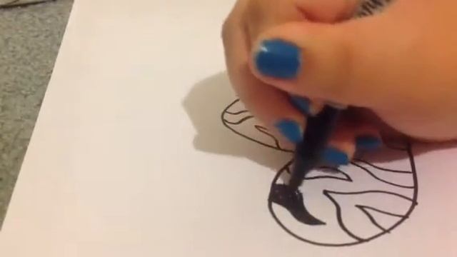 How To Draw A Zebra Print Heart