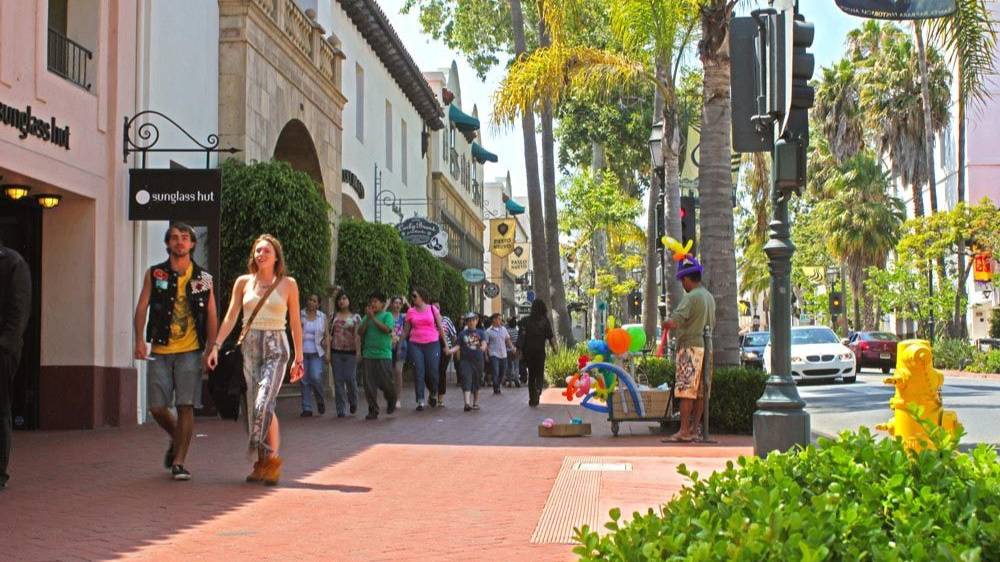 Санта Барбара, Калифорния. Прогулка по городу #travel