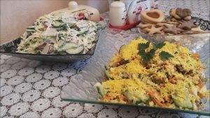 Весенние салаты рецепты |Весенний венок|салат БЕЗ МАЙОНЕЗА и ЛЕГКИЙ весенний салат из капусты