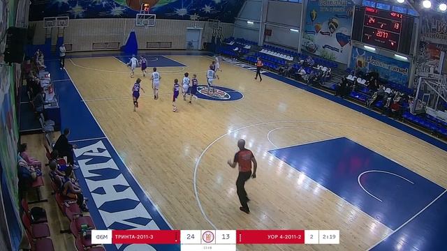 Тринта 3 - УОР №4 (2) (Юноши 2011, Первенство Москвы, 10.12.2022) смотреть онлайн