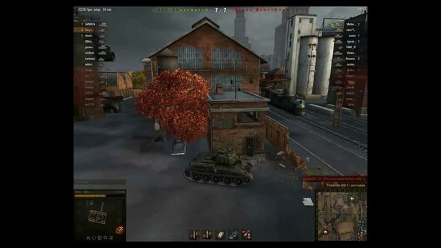 Т-34-85 и его фугасный друг!! смотреть онлайн