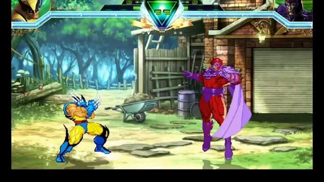 WOLVERINE VS MAGNETO - INSANE FIGHT! DRAGON´S MUGEN! X-MAN