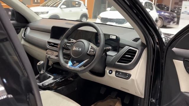 New KIA SELTOS 2024 Black Updated Model || Seltos 2024 Htx Updated Review