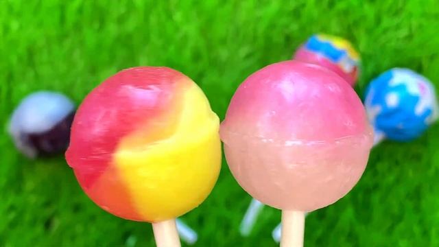 Satisfying Video | Unpacking Five Yummy Blue Chupa Chups Lollipops Candy ASMR смотреть онлайн