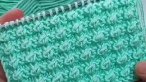 Простой узор спицами для вязания жилета, шали, свитера и кардигана - Вязание спицами