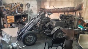 #56#Мини погрузчик своими руками, испытание гидравлики.