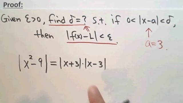 2.4.1 Prove Limit Using Epsilon-Delta Definition (Precise Definition) смотреть онлайн