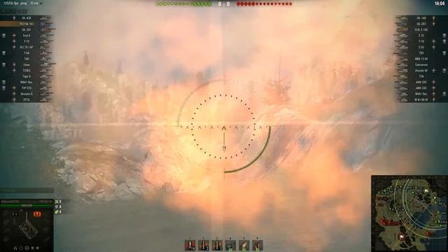 FV 215b 183 взрывы БК