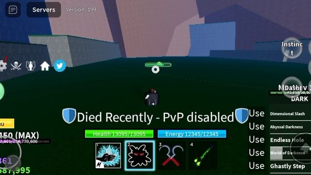 Shark Man + Dark V2 Combo PvP(Blox Fruit)